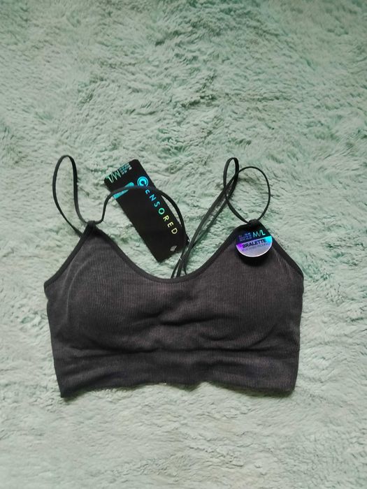 Top fitness bluzka z wkładkami Censored