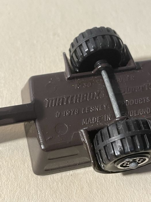 Atrelado da matchbox k-30 de 1978