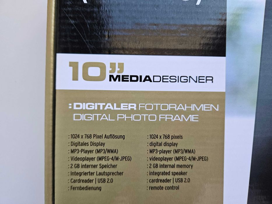 Moldura Digital Intenso Media Designer 10”