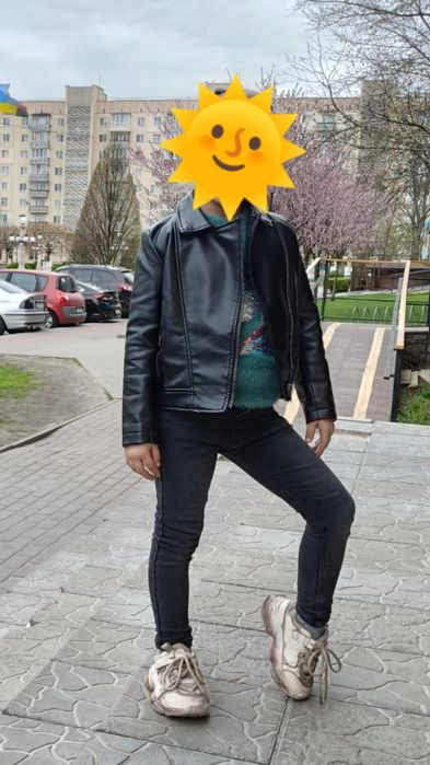 Байкерські куртка для дівчинки