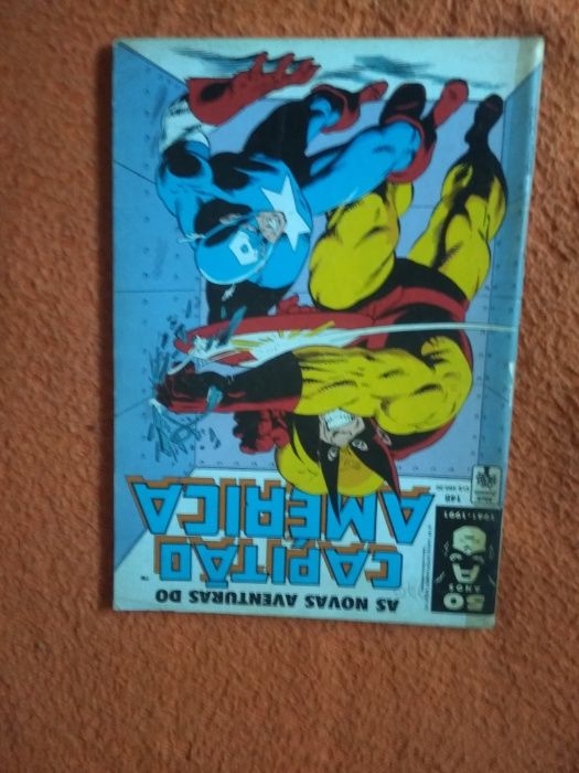 Livros BD capitão América/Marvel