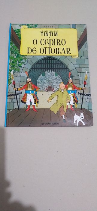 Livros do Astérix, Gaston, Tintim (capa dura 6€ e outros 4€)