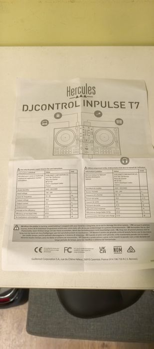 Hercules Inpulse T7 – Stan idealny, jak nowy! Kompletny zestaw sklepowy