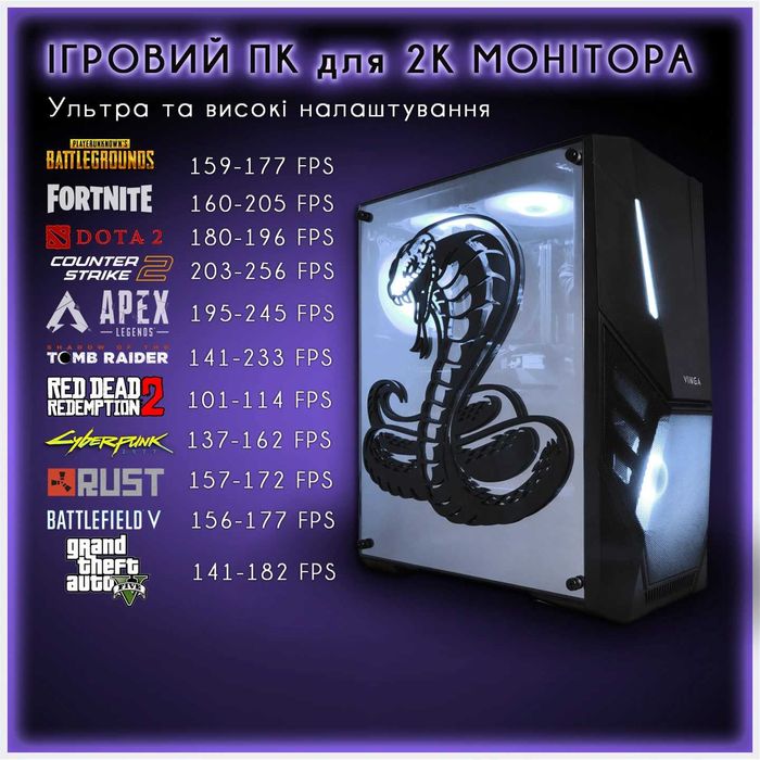 НОВИНКА! RTX5060 STALKER2 на Високих. купить игровой пк компьютер