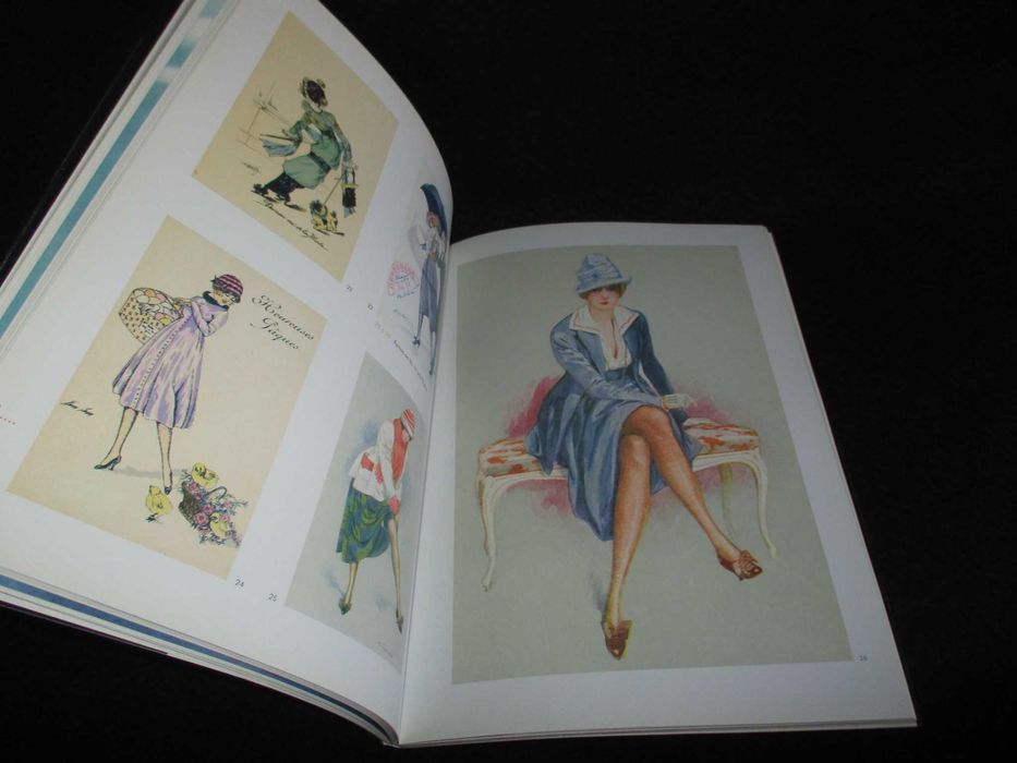 Livro A Moda através do bilhete postal ilustrado 1900 a 1950