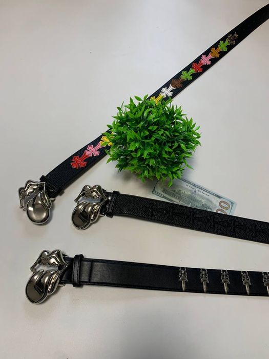 ‼️Розпродаж ‼️ Ремінь Chrome Hearts belt | Ремень Хром Хартс | Нові
