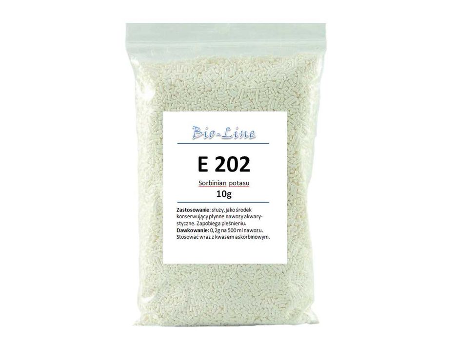 Sorbinian potasu E 202 czystość 99,9 %