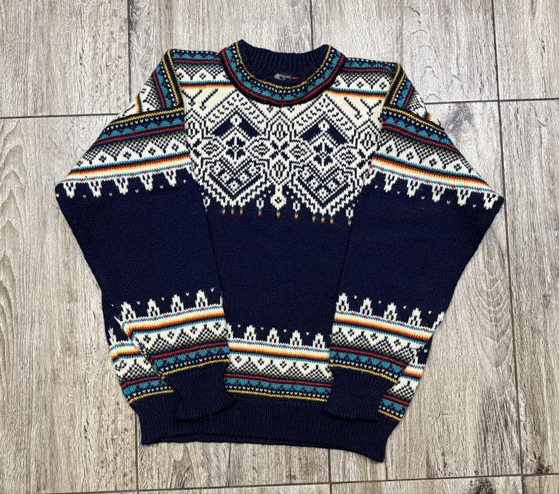 Damski sweter norweski DALE OF NORWAY Vintage 100% Wełna roz M