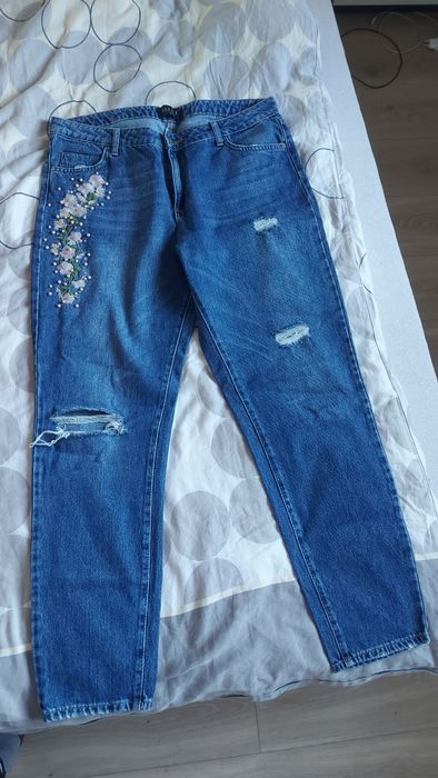Jeansy Mohito r.40-42 ozdobny haft