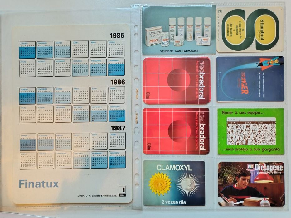 Coleção de 2,170 Calendários