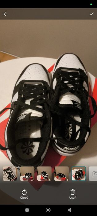 Nike dunk low next nature "panda" 37.5