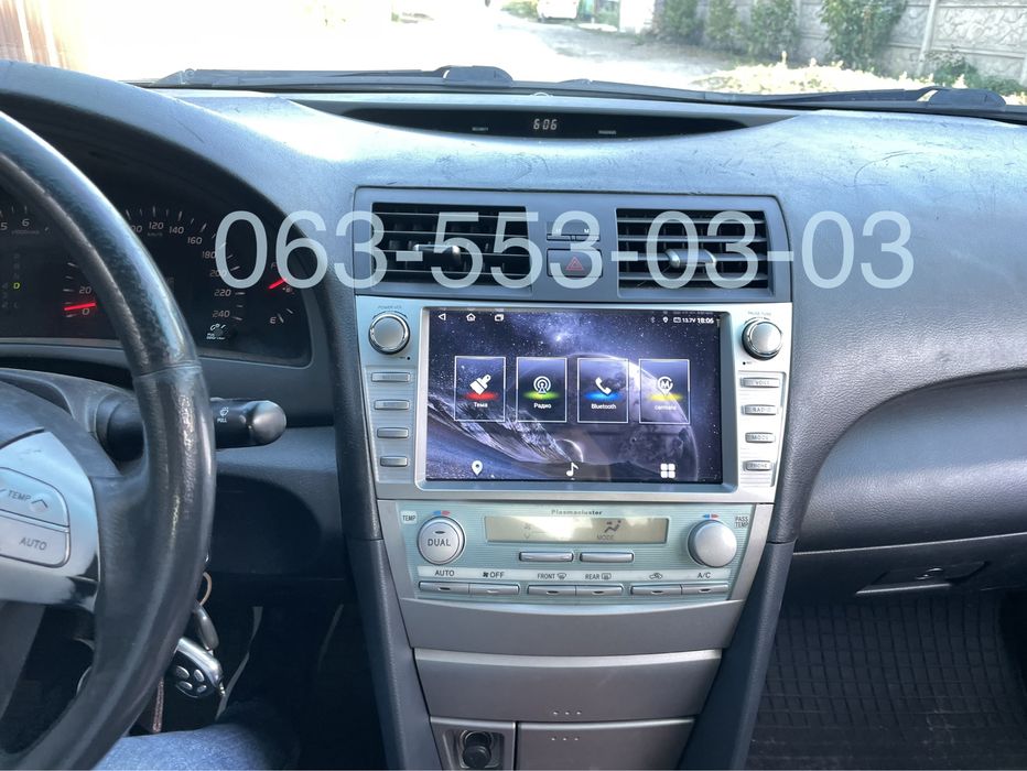 Магнитола Toyota Camry 40 Мощная QLED 2k 4/64Gb LTE CarPlay