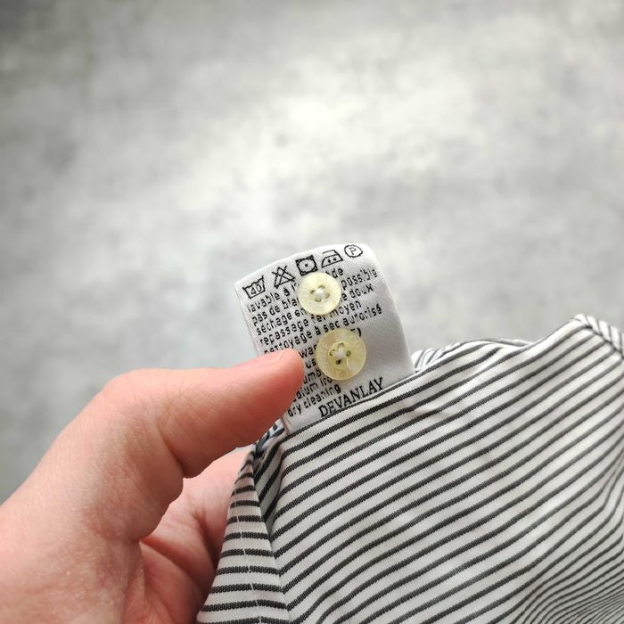 MĘSKA Elegancka PREMIUM Koszula Paski Małe Logo Lacoste Haft Bawełna