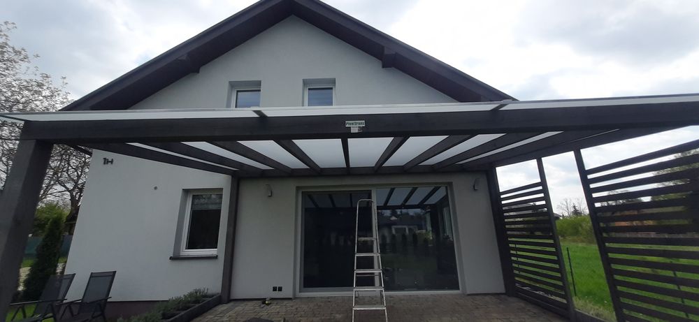 Poliwęglan lity gr od 2 do 10mm 305-700x210cm, daszki, tarasy, pergole