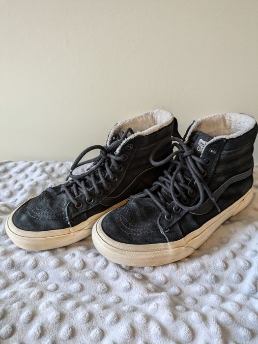 Buty za kostkę, ocieplane, granatowe. Vans. Rozmiar 36