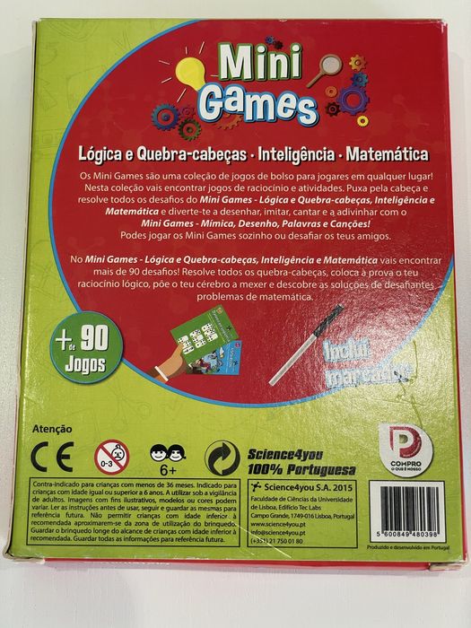 Jogo Mini Games Science4you