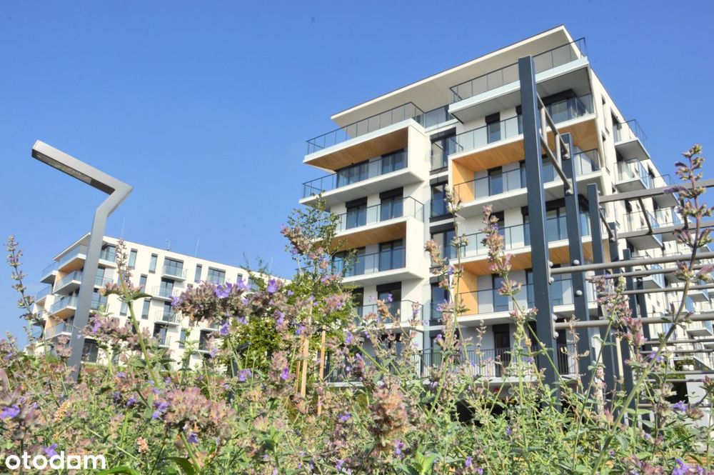 MIeszkanie 43 m2 na zachód | Ogródek prawie 30 m2 | tramwaj 3 minuty