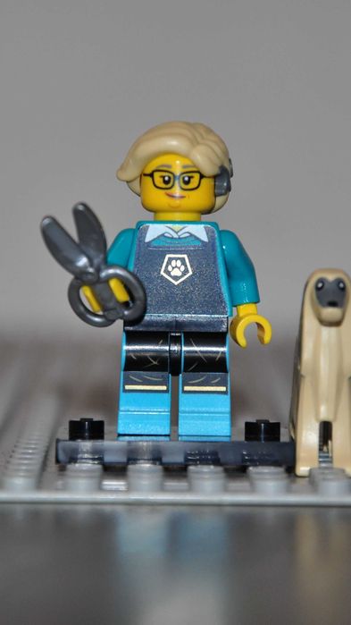 0414 Figurka LEGO col25-12 Minifigures Pet Groomer, Series 25