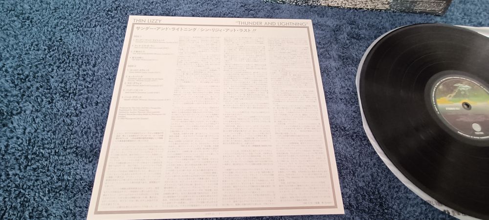 Thin Lizzy, Thunder And Lightning,LP, edição Japão Odivelas • OLX.pt