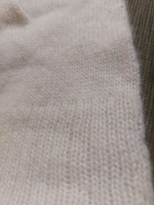 Перчатки ангорка белые