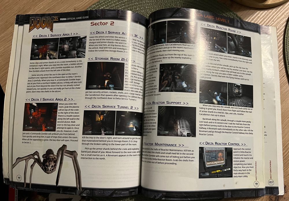 Doom 3 Official Game Guide Xbox Przewodnik rzadki!