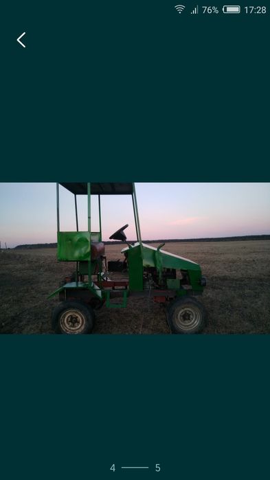 Скаладаю  саморобний тракторець