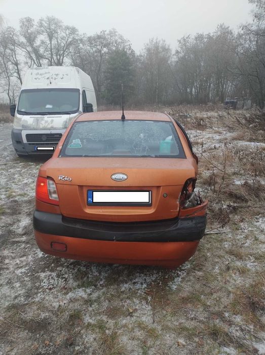 Kia Rio II, 1.4 benzyna LPG, po wypadku