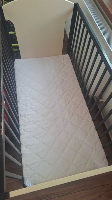 Łóżeczko drewniane dzieciiece 120x60