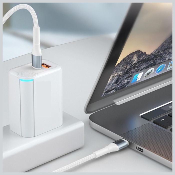 Kabel 3MK Hyper Cable N-series Usb-c do Usb-c 1m 20V/5A 100W biały