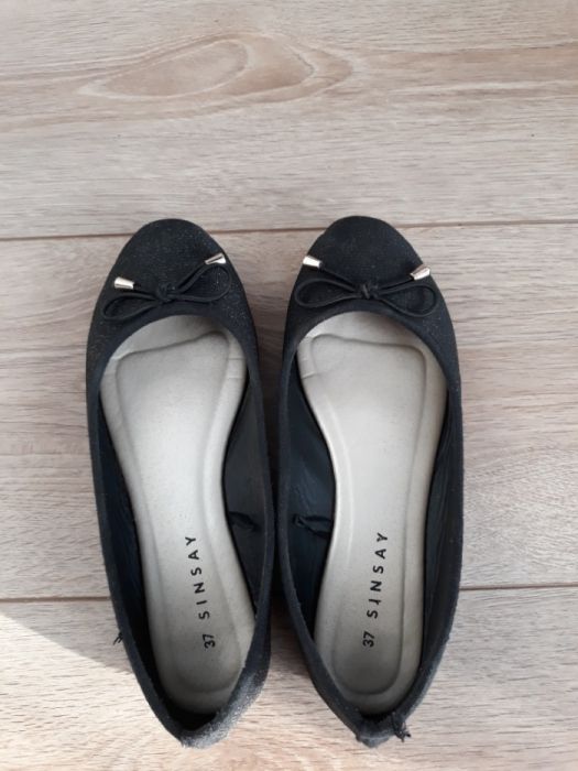 Baleriny czarne rozmiar 37