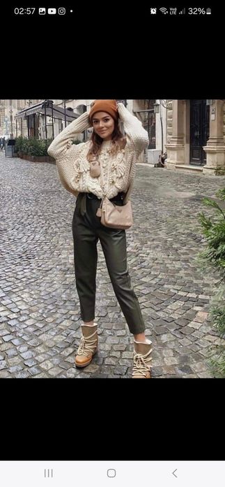 Zara nowy sweter Siwiec
