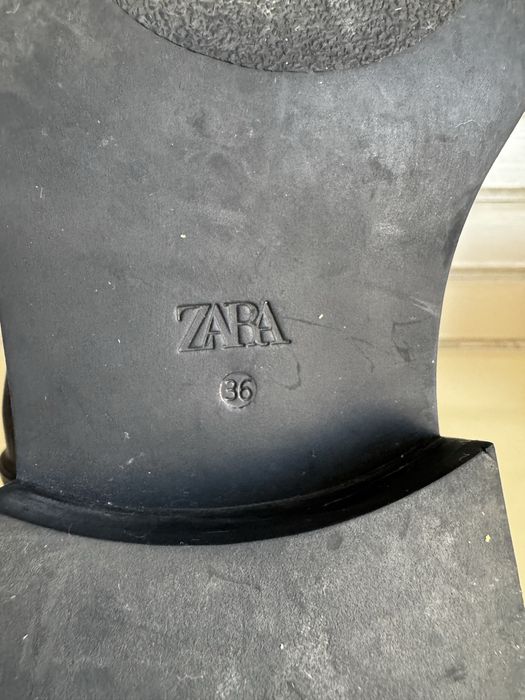 Шкіряні ботінки, черевики zara 36 розмір.
