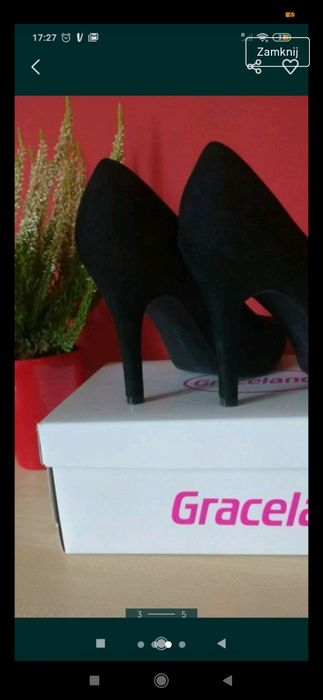 Buty na obcasie szpilki Deichmann