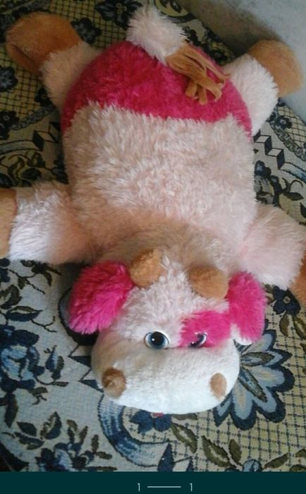 Мягкая большая игрушка Коровка Безкоштовно