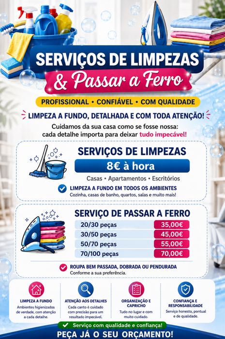 Ofereco os meus servicos