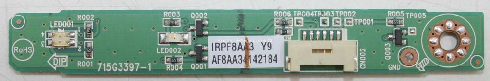 715g3397-1 sensor luminancia tv toshiba 32av615db