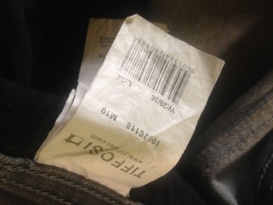 Calças Tiffosi - calça ganga elástica cinza