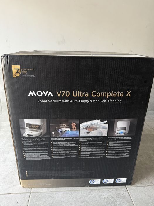 Робот пилосос MOVA V70 Ultra Complete X White