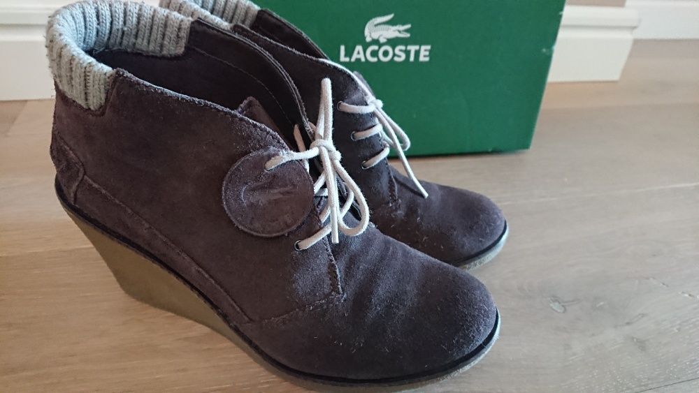 Buty skórzane marki Lacoste JAK NOWE