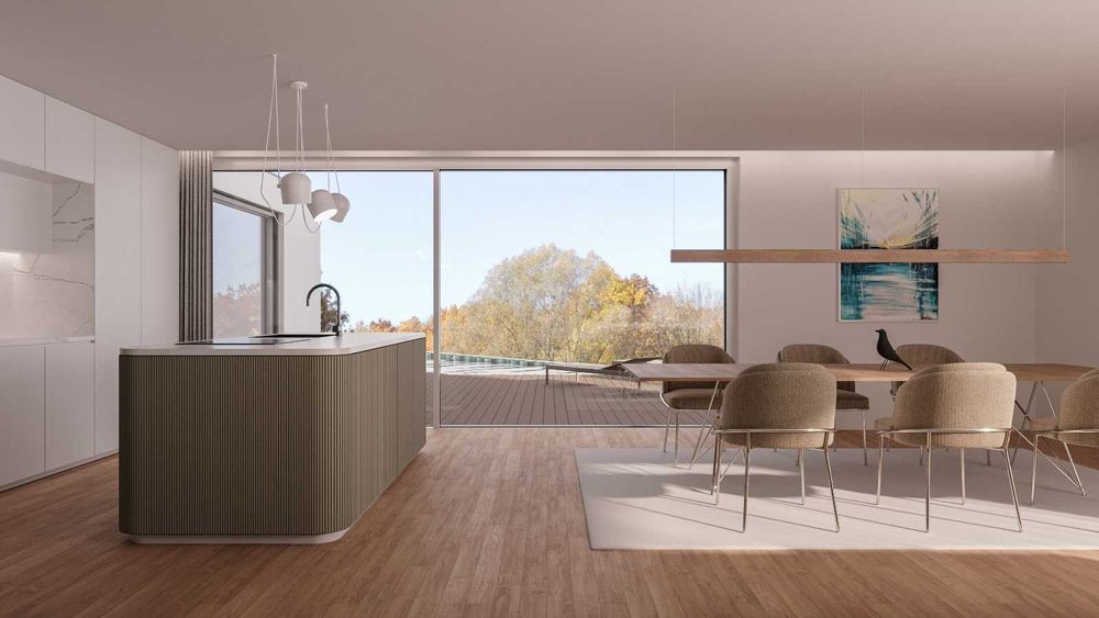 Moradia de luxo em construção perto do Continente de Penafiel