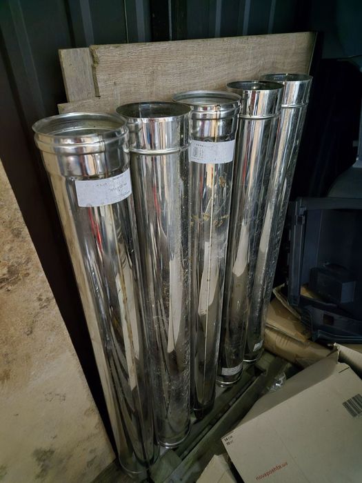 Димохід з нержавійки 1мм, 120мм