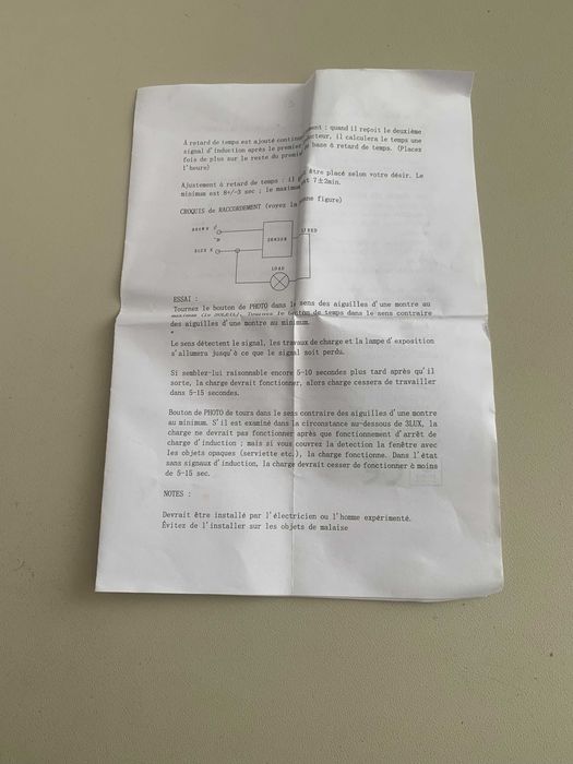 Sensor de tecto novo