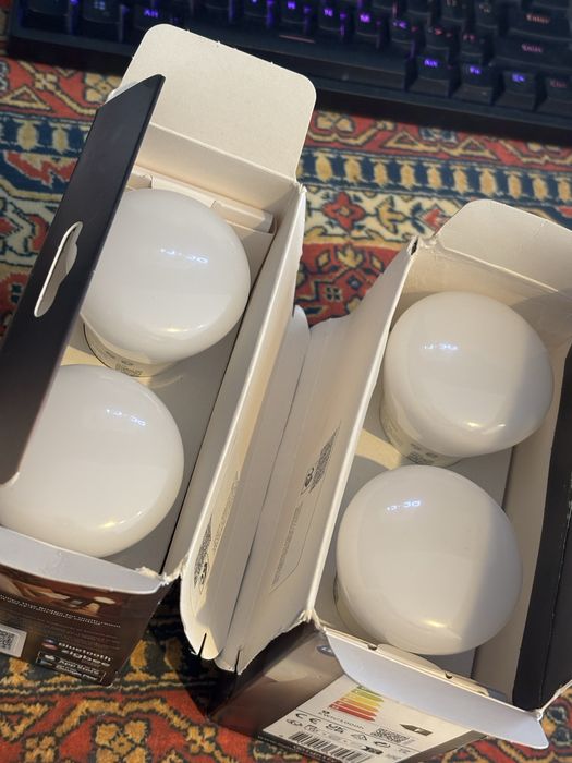2 sztuki żarówka philips hue 800 A60 E27 inteligentna żarówka