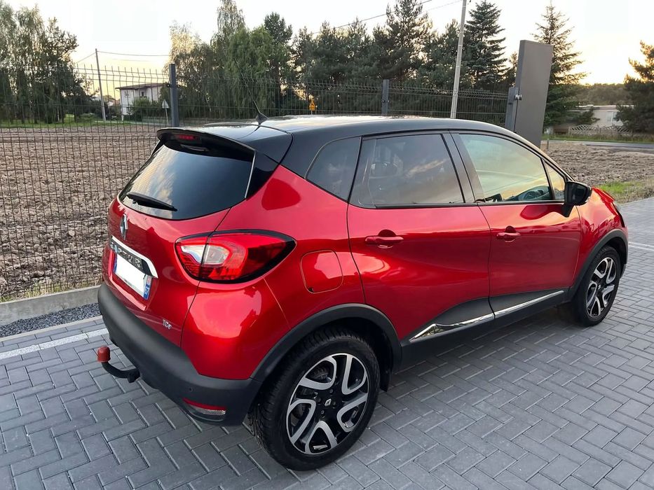 Renault Captur AUTOMAT EDC _ 1.2 TCE 130KM _ Piękny RED&BLACK, Bogata Wersja _135tkm
