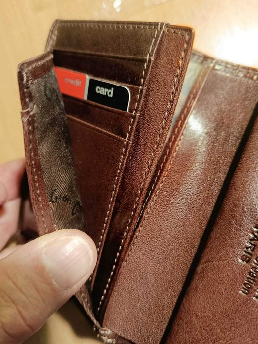 Portfel męski skórzany Pierre Cardin brązowy - wyprzedaż