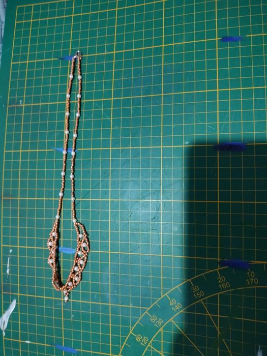 Handmade naszyjnik koraliki perły biżuteria