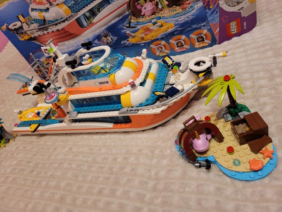 Zestaw lego friends 41381 statek łódź ratunkowa