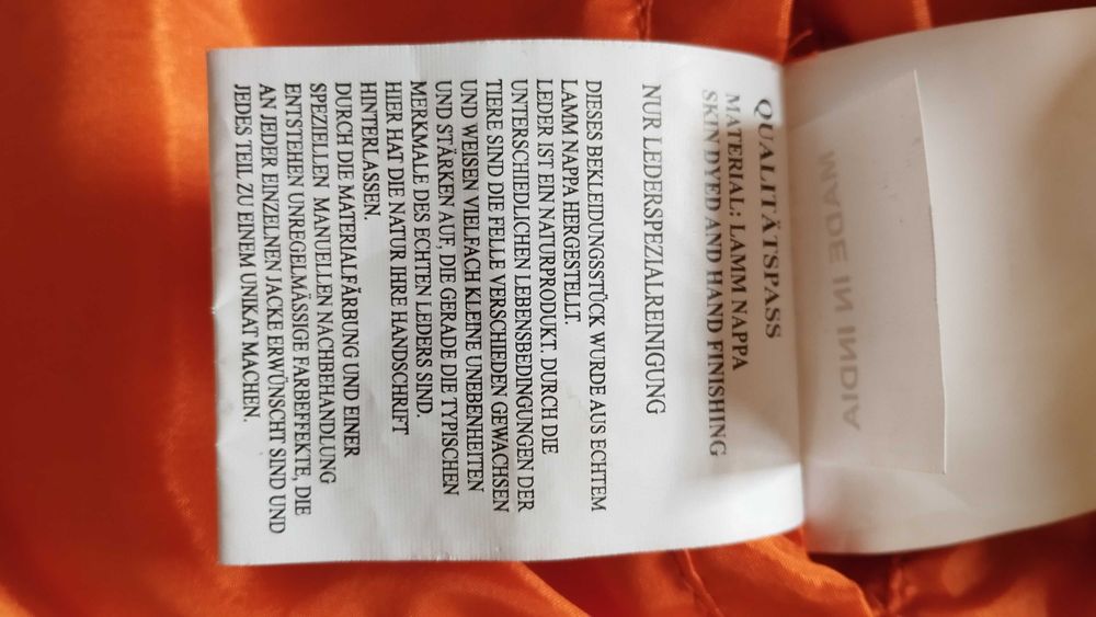 Kurtka skórzana damska MILESTONE rozm. 36 (S), nowa bez metek
