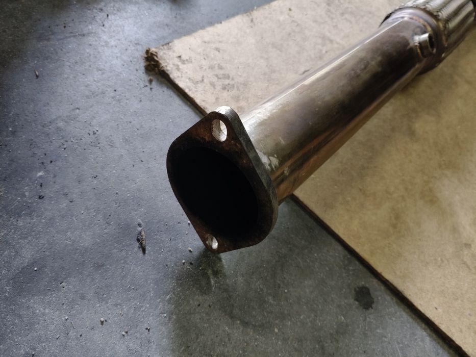 Linha escape 76mm subaru com panela varex de válvula