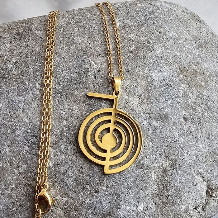 Colares Reiki "Cho Ku Rei" aço inoxidável